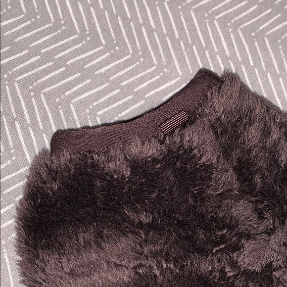 The North Face Fuzzy Brown Jacket size small - Picture 4 of 5